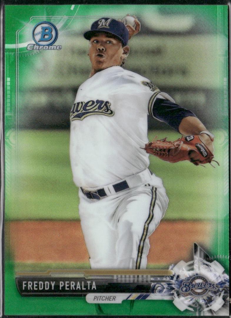 Freddy Peralta [Green Refractor] #BDC29