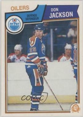 Don Jackson #33 Hockey Cards 1983 O-Pee-Chee