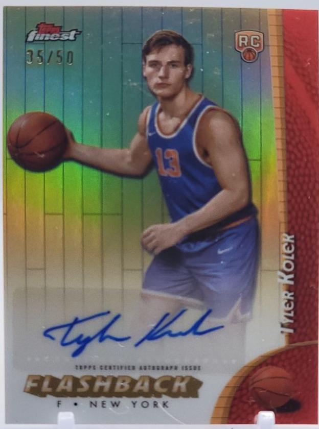Tyler Kolek [Gold Geometric] #FBA-TK
