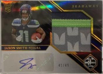 Jaxon Smith-Njigba [Gold Spotlight Rookie Patch Autograph Jumbo] #159
