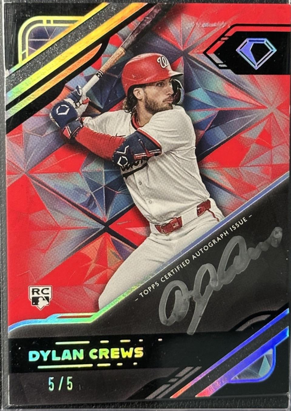 Dylan Crews [Silver Ink Red] #BPA-DC
