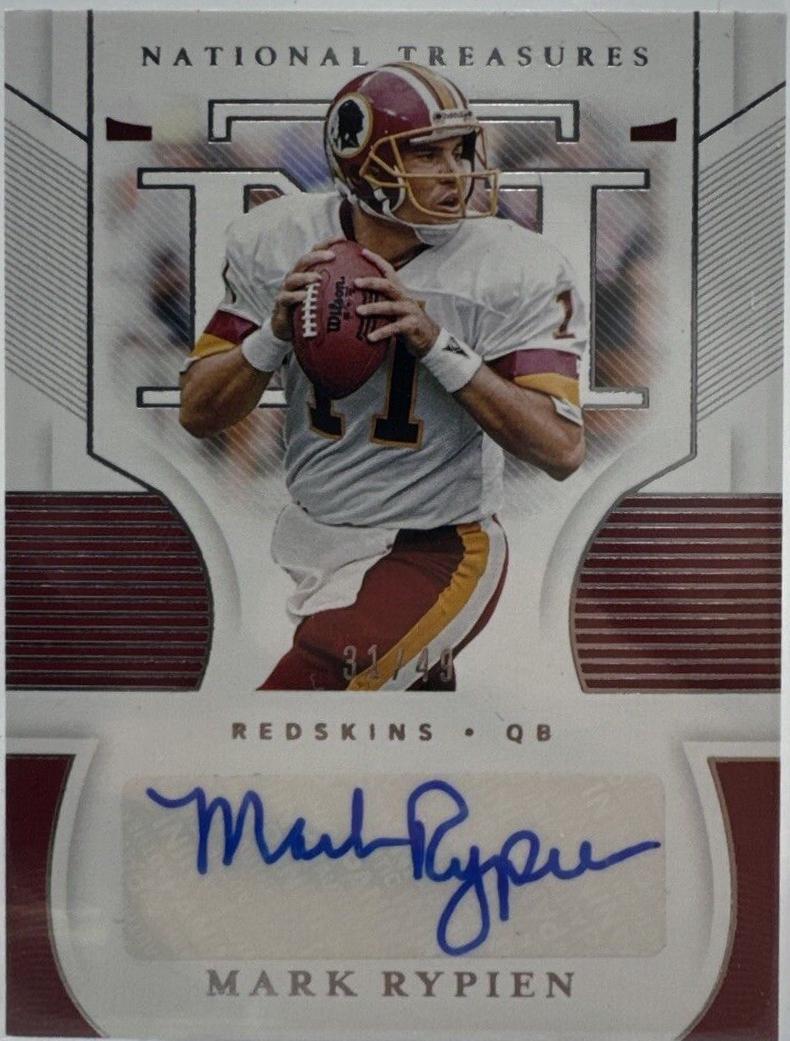 Mark Rypien #S-MR 2020 Panini National Treasures Football Signatures