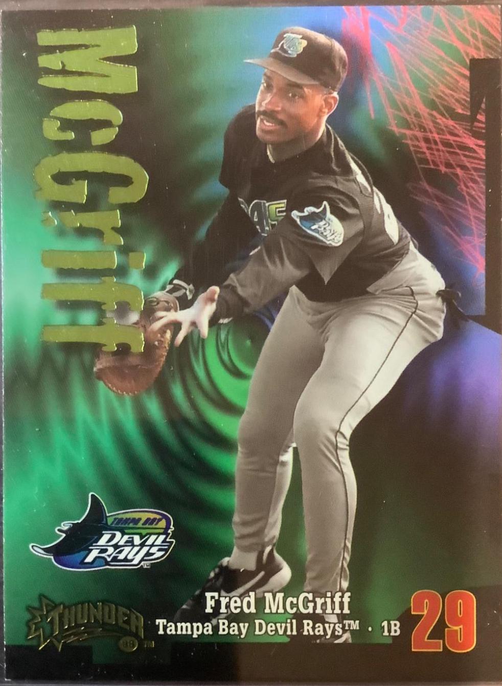 Fred McGriff #6 Baseball Cards 1998 Skybox Thunder