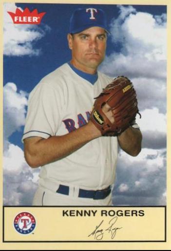 Kenny Rogers #38 Baseball Cards 2005 Fleer Tradition