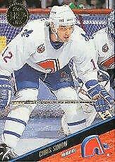 Chris Simon #416 Hockey Cards 1993 Leaf