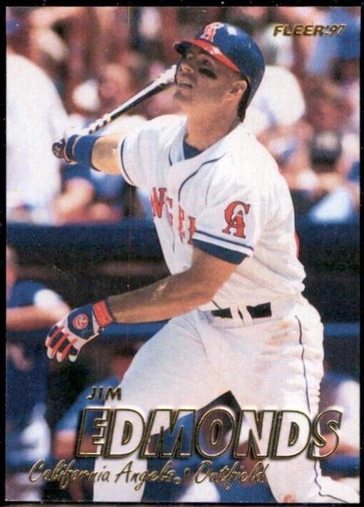 Jim Edmonds #40 Baseball Cards 1997 Fleer