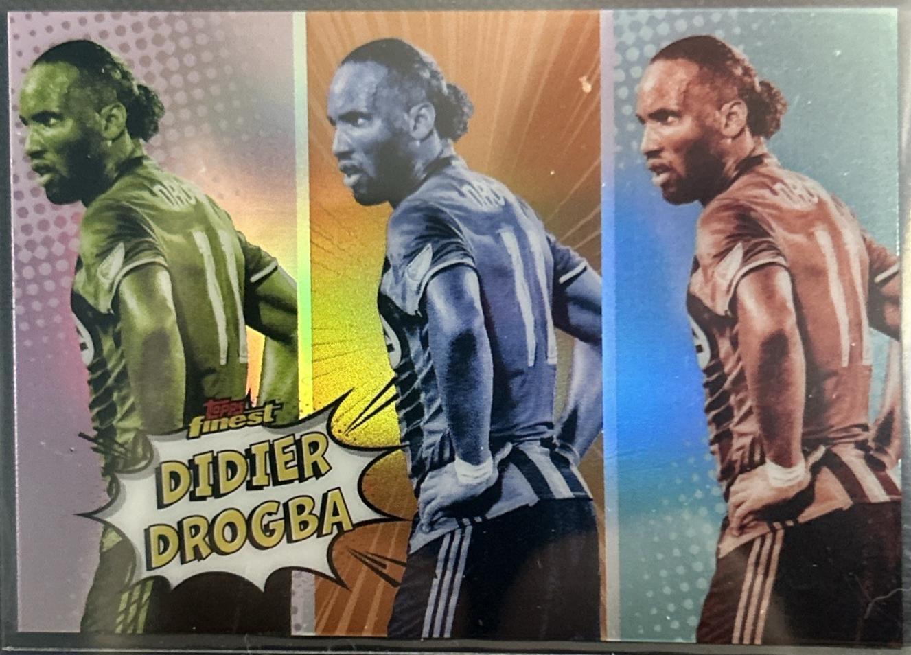 Didier Drogba #PA-18 Soccer Cards 2024 Topps Finest MLS Pop Art