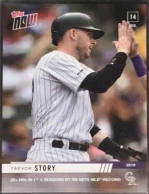 Trevor Story #513 2019 Topps Now Baseball