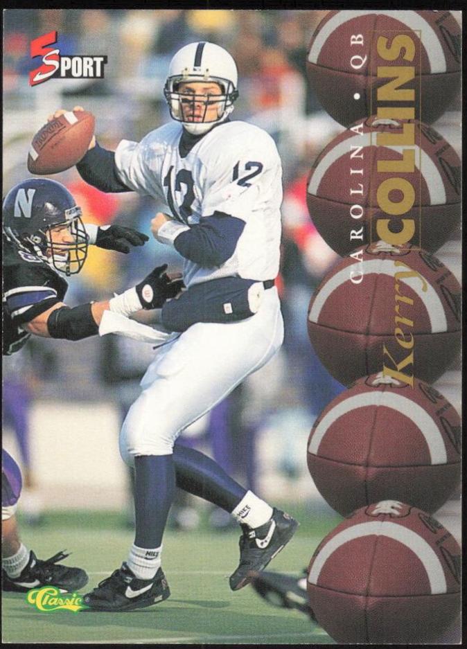 Kerry Collins #47 1995 Classic 5 Sport Football