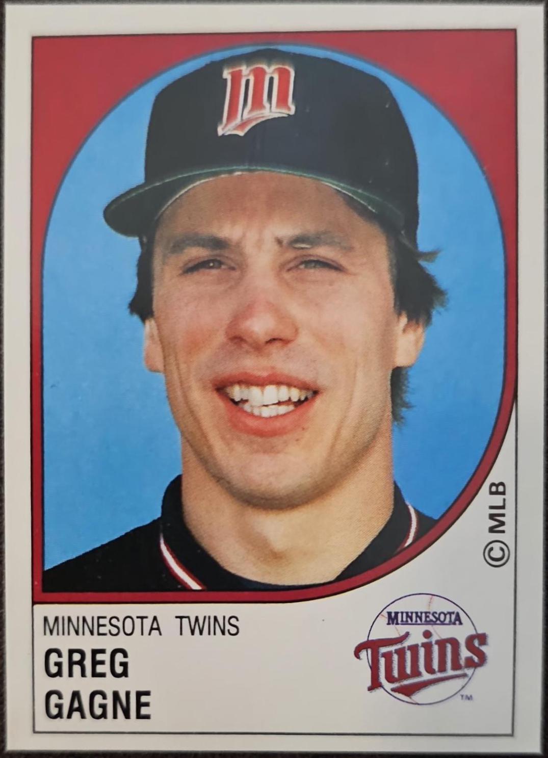 Greg Gagne #141 Baseball Cards 1988 Panini Stickers