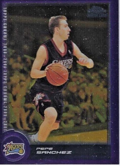 Pepe Sanchez #197 Basketball Cards 2000 Topps Chrome