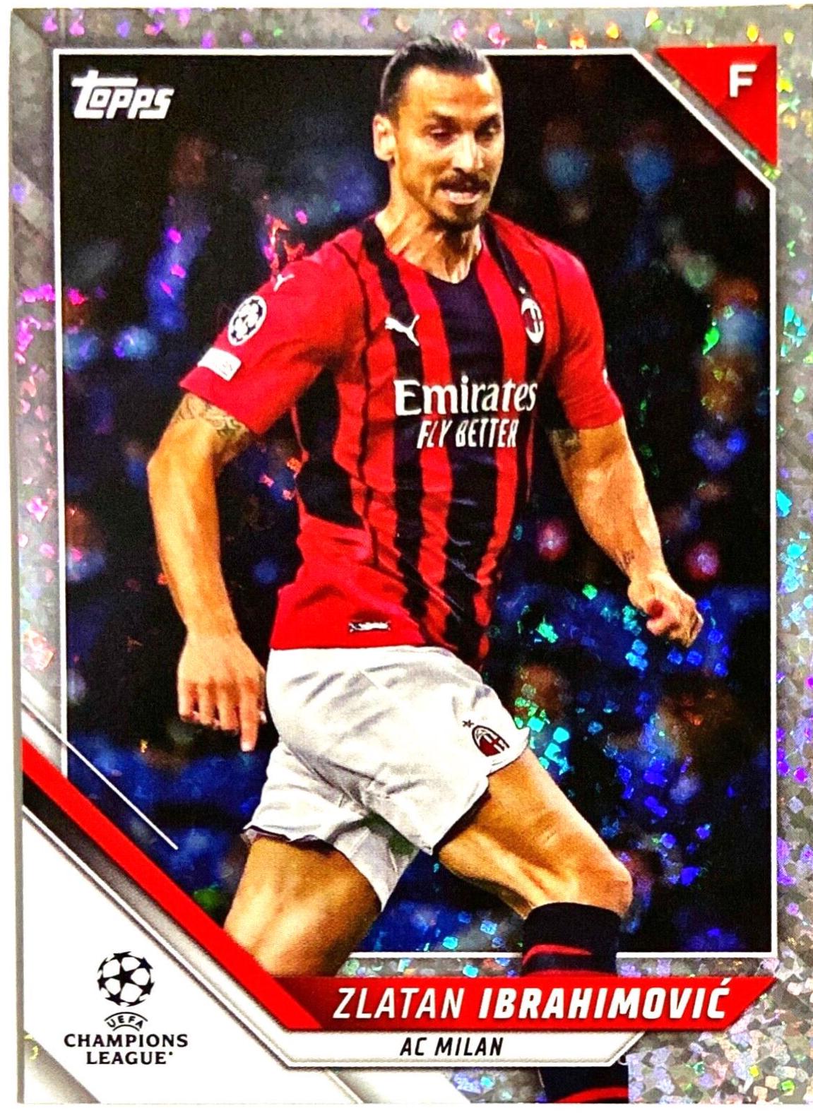 Zlatan Ibrahimovic #52 2021 Topps UEFA Champions League