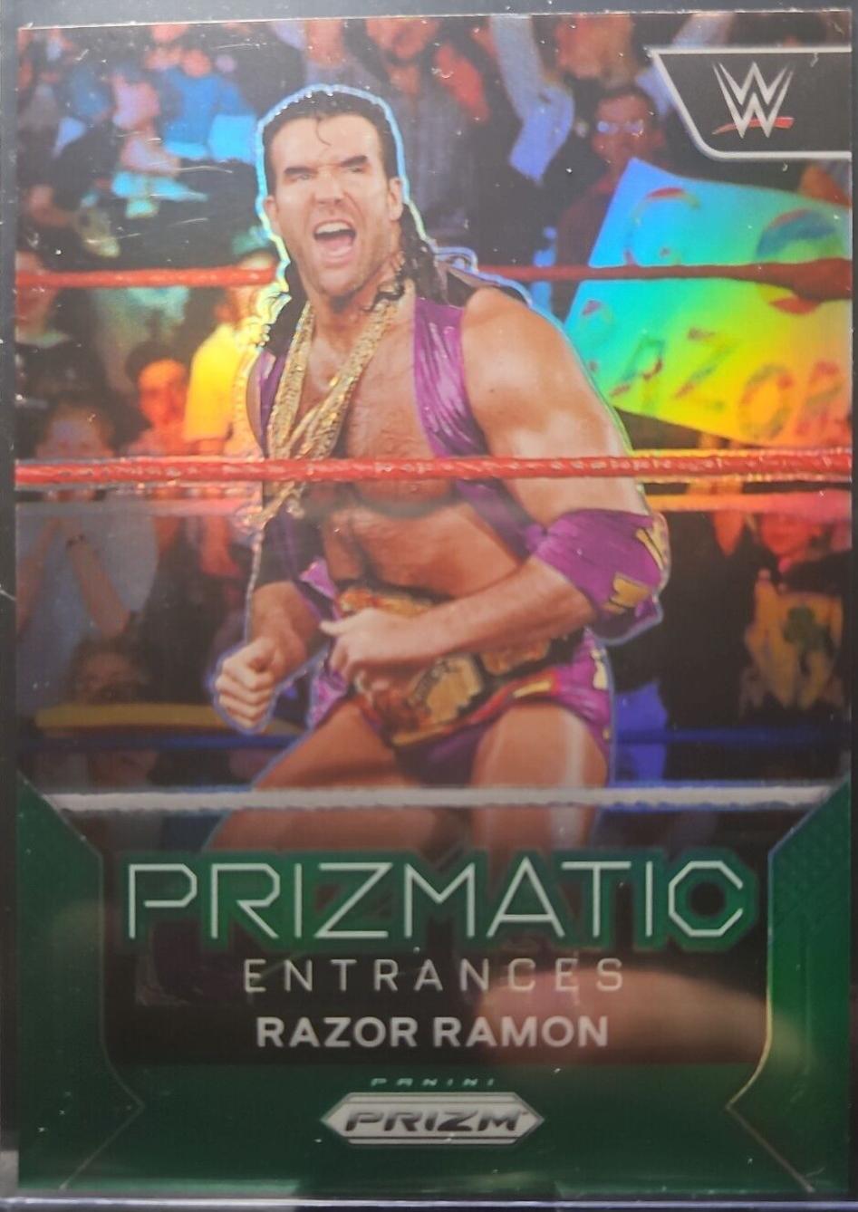 Razor Ramon [Green] #16 Prices | 2024 Panini Prizm WWE Prizmatic ...