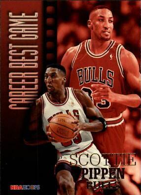 Scottie Pippen #341 Basketball Cards 1996 Hoops