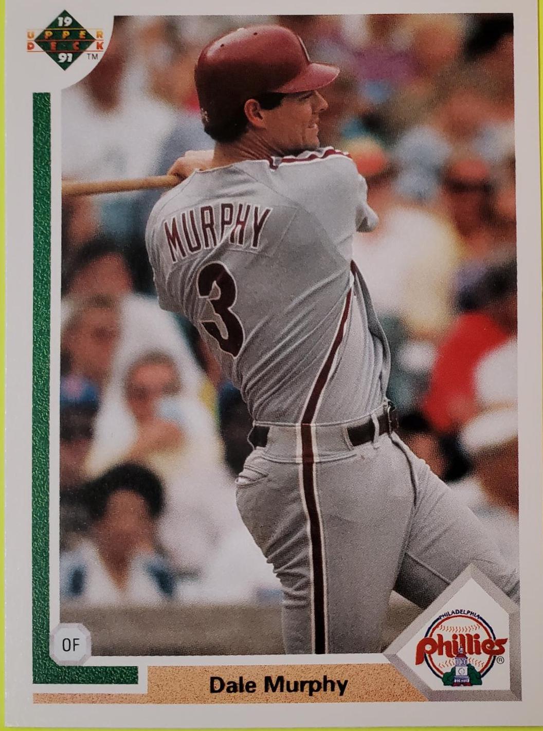 Dale Murphy #447 Baseball Cards 1991 Upper Deck