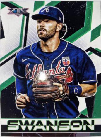 Dansby Swanson #3 Baseball Cards 2021 Topps Fire