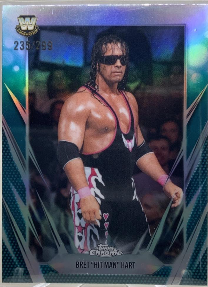 Bret Hit Man Hart [Teal Refractor] #30