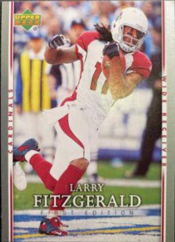Larry Fitzgerald #2 Football Cards 2007 Upper Deck First Edition
