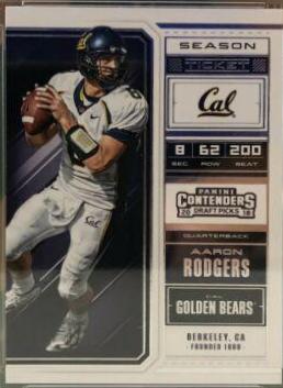 Aaron Rodgers #2 Football Cards 2018 Panini Contenders Draft Picks