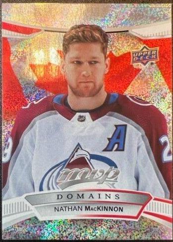 Nathan MacKinnon #NA-29 Hockey Cards 2022 Upper Deck MVP Domains