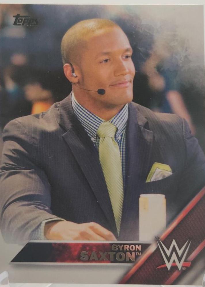 Byron Saxton #12 Wrestling Cards 2016 Topps WWE