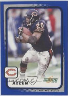 James Allen #38 Football Cards 2001 Panini Score
