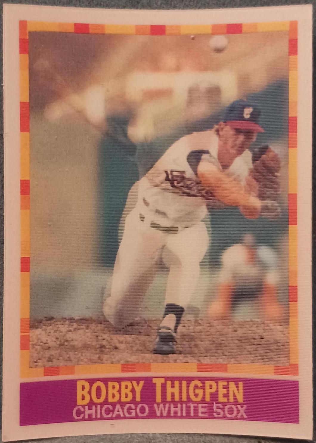 Bobby Thigpen #27 Baseball Cards 1990 Sportflics