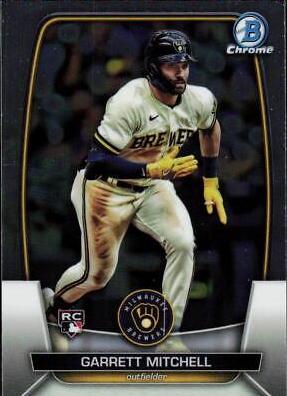 Garrett Mitchell #3 Baseball Cards 2023 Bowman Chrome