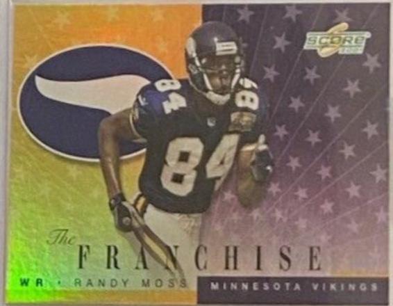 randy moss #TF23 Football Cards 2001 Panini Score Franchise