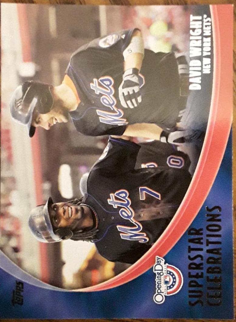 David Wright #SC-13 Baseball Cards 2012 Topps Opening Day Superstar Celebrations