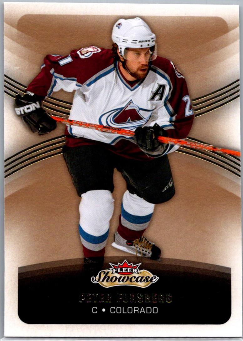 Peter Forsberg #91 Hockey Cards 2015 Fleer Showcase