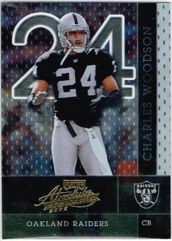 Charles Woodson #18 Football Cards 2002 Playoff Absolute Memorabilia