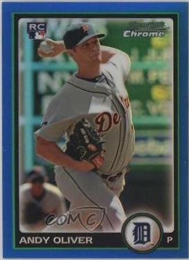 ANDY OLIVER #217 Baseball Cards 2010 Bowman Chrome