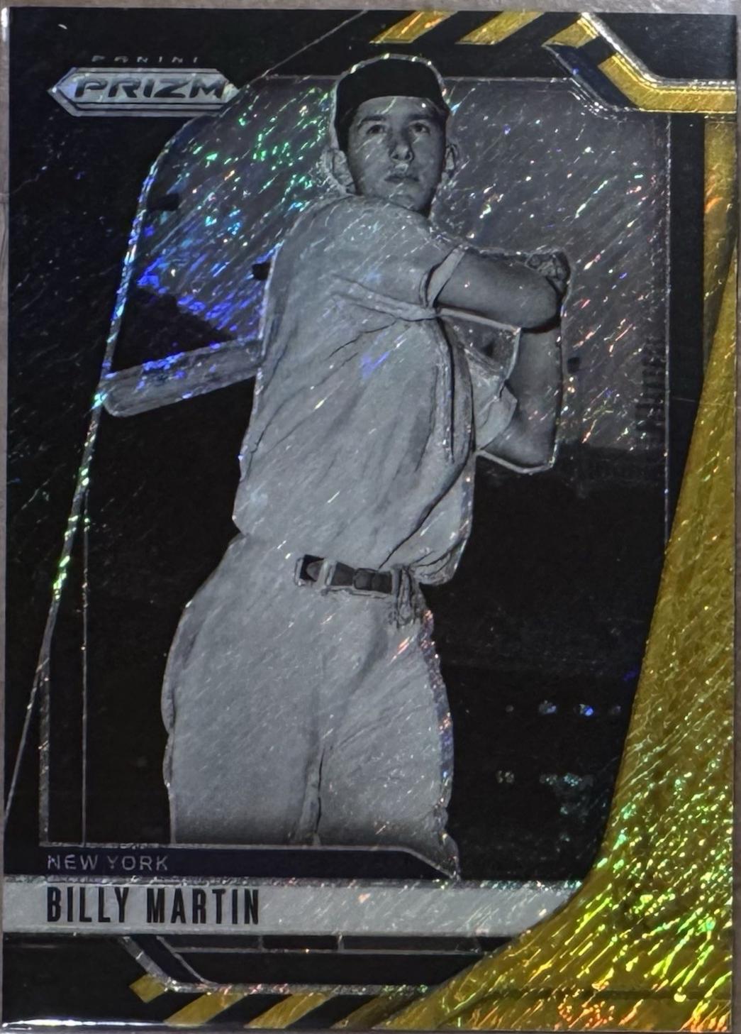 Billy Martin [Black Gold Shimmer Prizm] #109