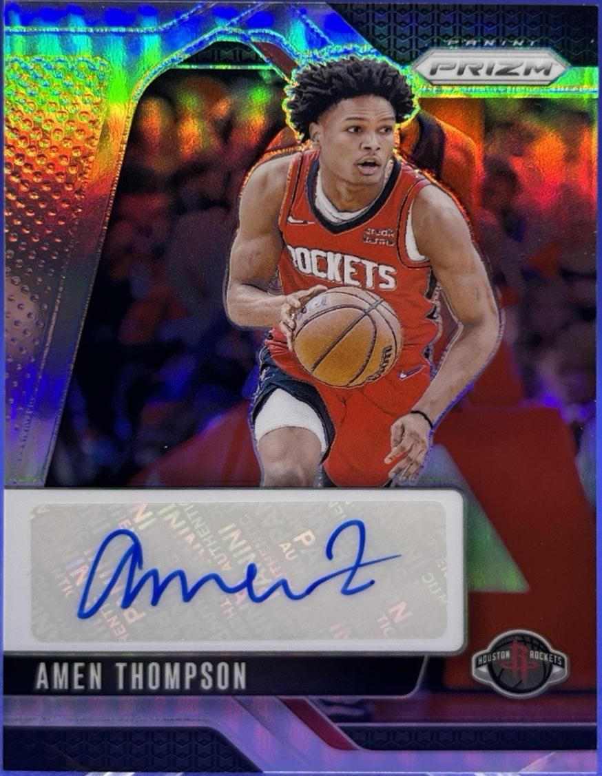 Amen Thompson [Silver] #SIG-ATR Prices | 2024 Panini Prizm