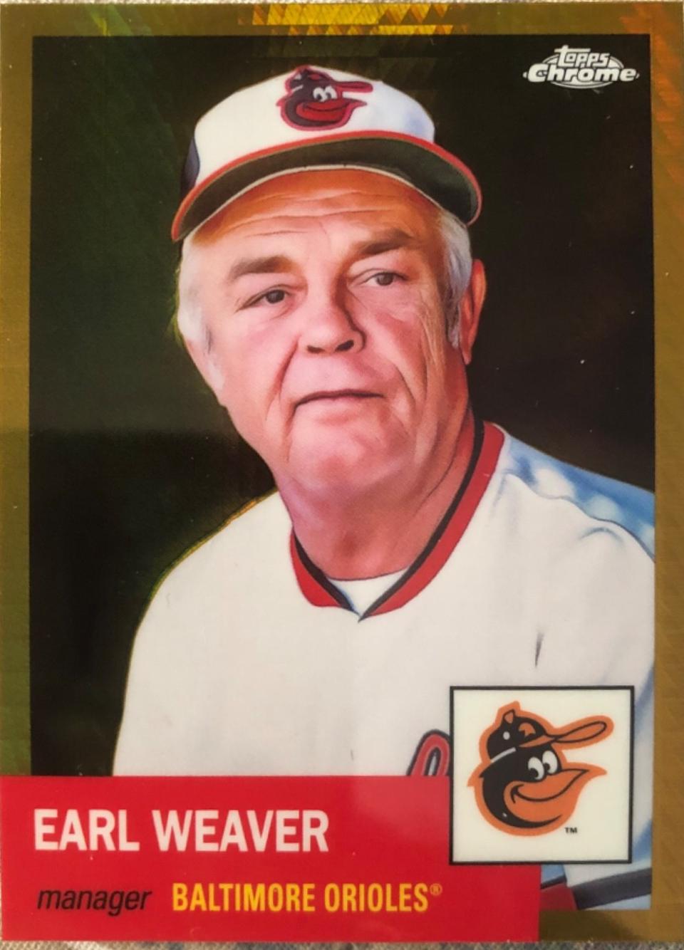 Earl Weaver [Gold Prism Refractor] #311
