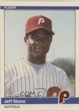 Jeff Stone #U-111 Baseball Cards 1984 Fleer Update
