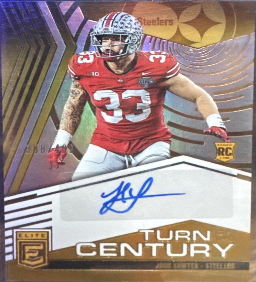 Jack Sawyer #TOC-JSW 2025 Panini Donruss Elite Turn Of The Century Autograph Football