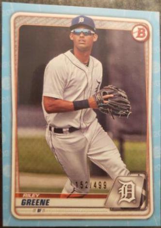 Riley Greene #BD-180 2020 Bowman Draft Baseball
