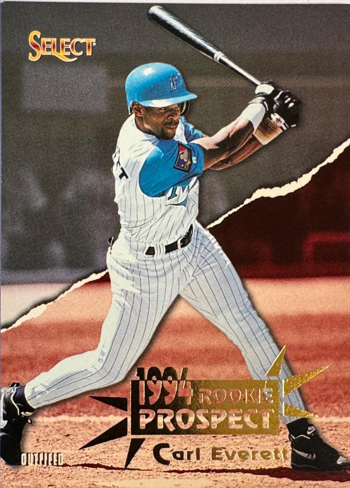 Carl Everett #393 Baseball Cards 1994 Select