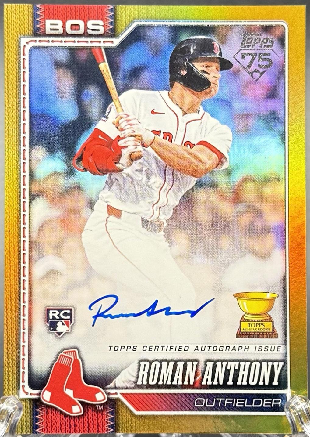 Roman Anthony [Gold Foil] #189