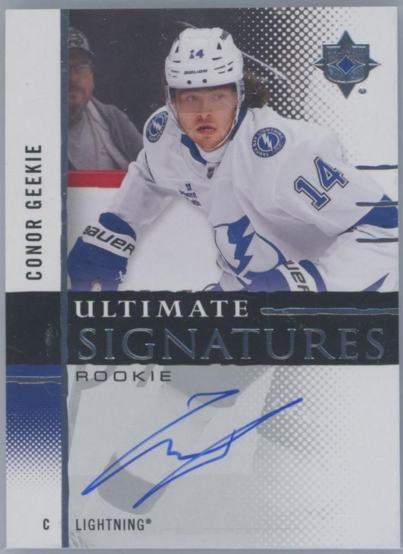 Conor Geekie #URS-GE 2024 Ultimate Collection Rookie Signature Hockey