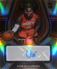 Usman Garuba #RS-UGR Basketball Cards 2021 Panini Select Rookie Signatures