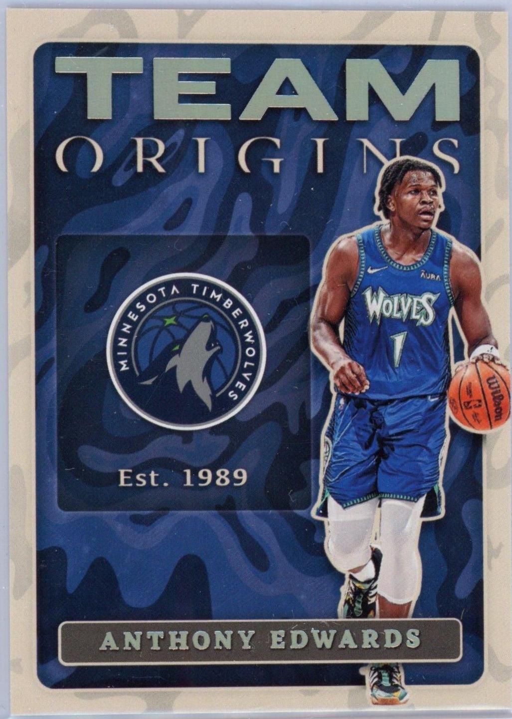 Anthony Edwards #14 Basketball Cards 2022 Panini Origins Team