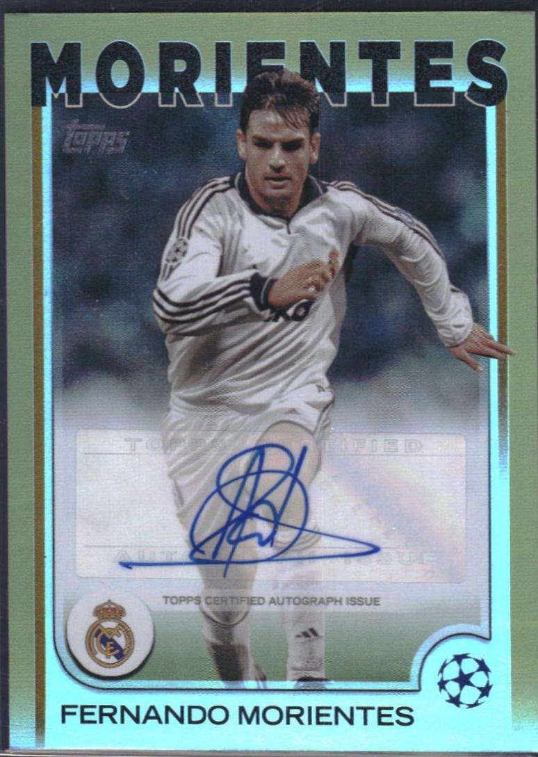 Fernando Morientes [Gold Foilboard] #A-FM Prices | 2024 Topps UEFA ...