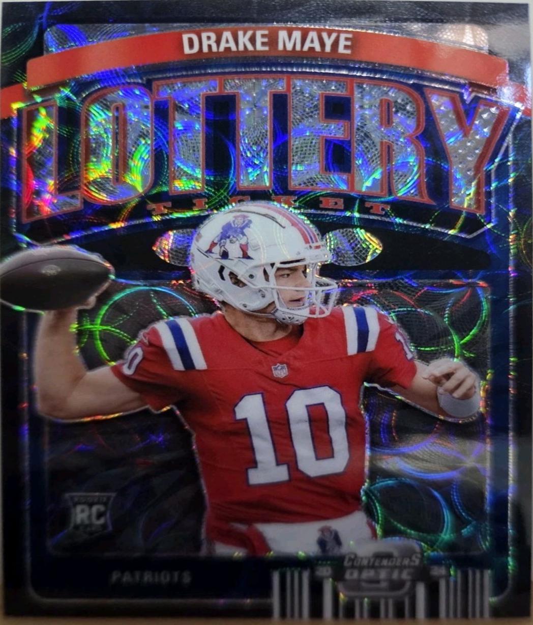 Drake Maye [Black Scope] #8 Prices | 2024 Panini Contenders Optic ...