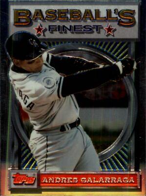 Andres Galarraga #130 Baseball Cards 1993 Finest