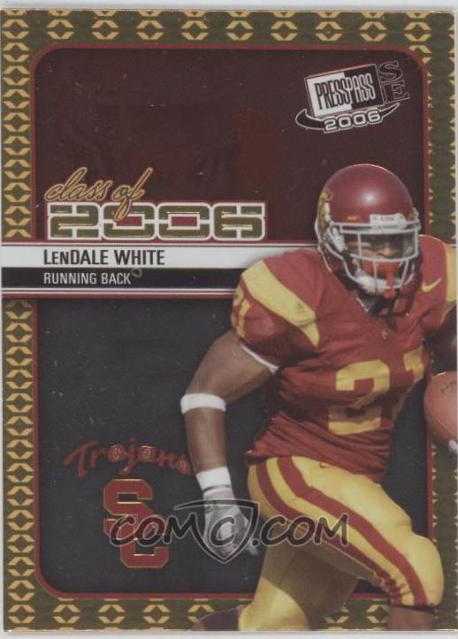 Lendale White #CL-7 Football Cards 2006 Press Pass Se Class