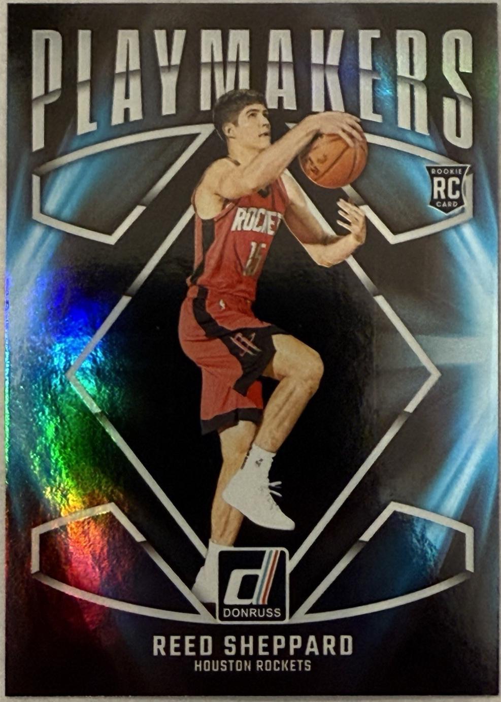 Reed Sheppard #15 Basketball Cards 2024 Panini Donruss PlayMakers