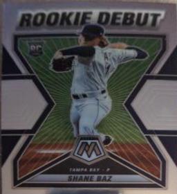 Shane Baz #RD-9 Baseball Cards 2022 Panini Mosaic Rookie Debut
